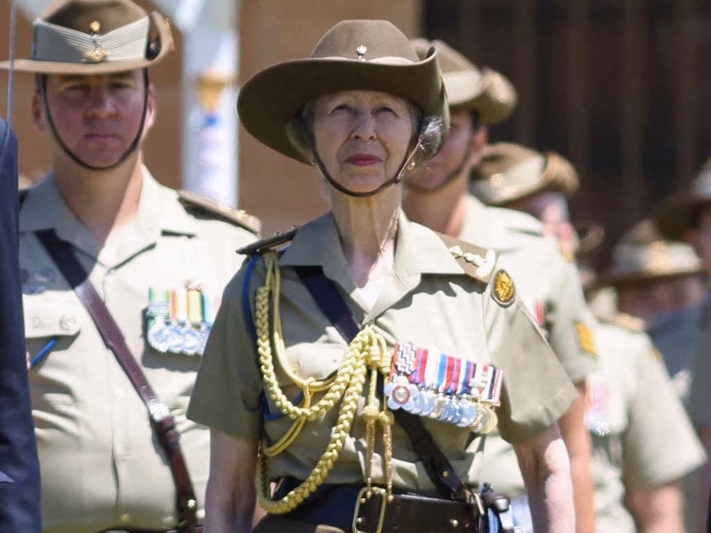 Princess Anne begins tour of Australia with visit to Hyde Park