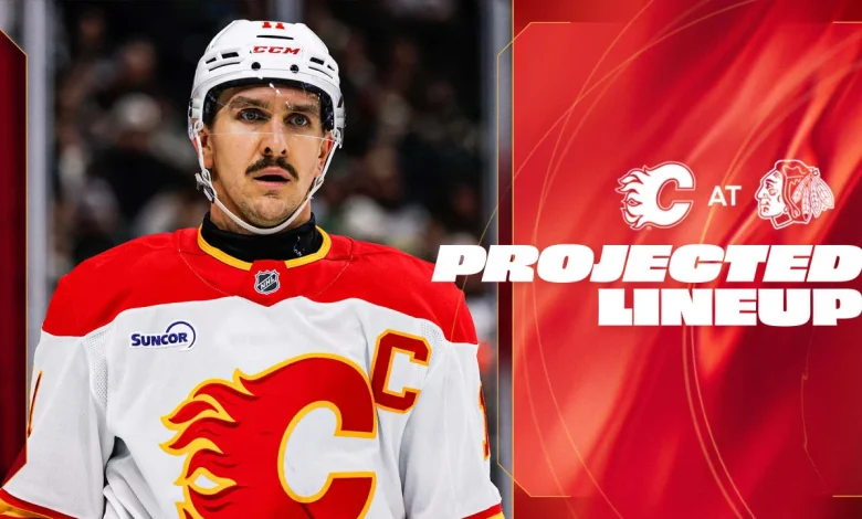 Projected Lineup - Flames @ Blackhawks
