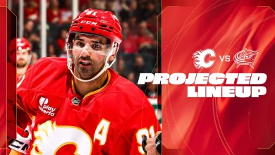 Projected Lineup - Flames vs. Blue Jackets
