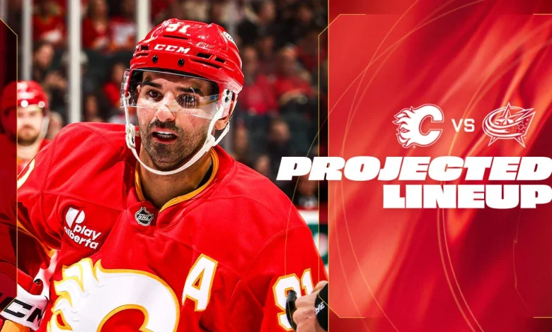 Projected Lineup - Flames vs. Blue Jackets