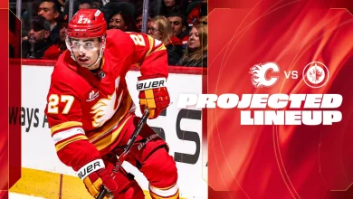 Projected Lineup - Flames vs. Jets