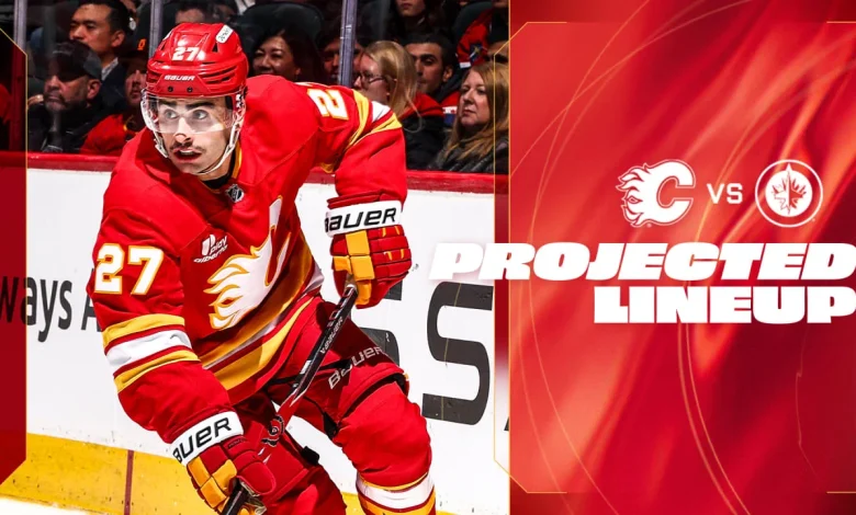 Projected Lineup - Flames vs. Jets
