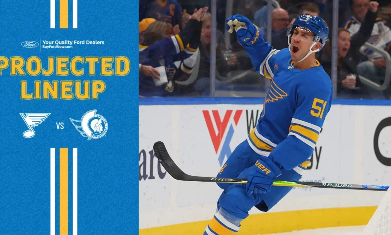 Projected Lineup: Nov. 28 vs. Ottawa