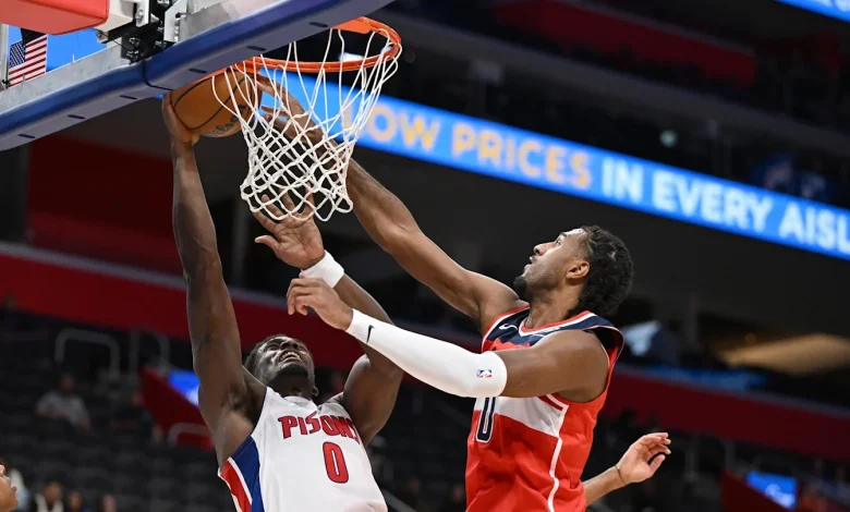 Promising Young Centers Face off in Wizards vs. Pistons