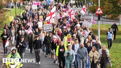 Protest held over Crowborough asylum seeker military site plan