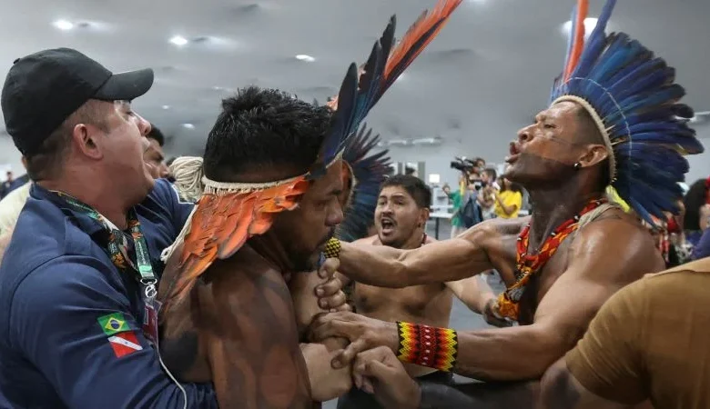 Protesters force their way into COP30 summit venue, clash with security
