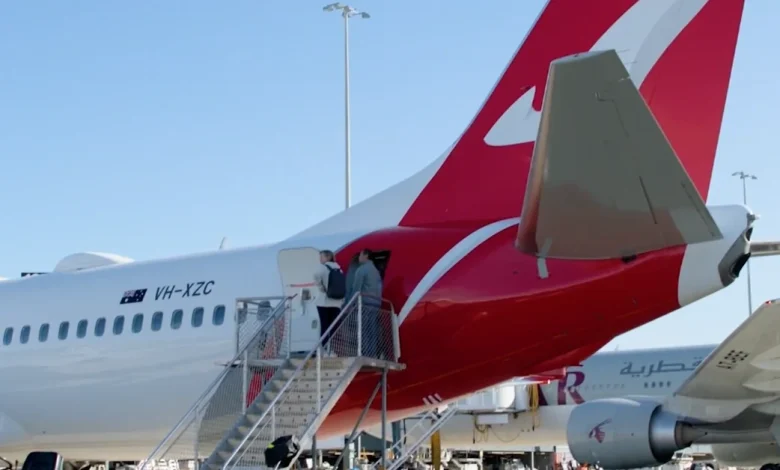 Qantas resumes international flights to Adelaide after more than a decade