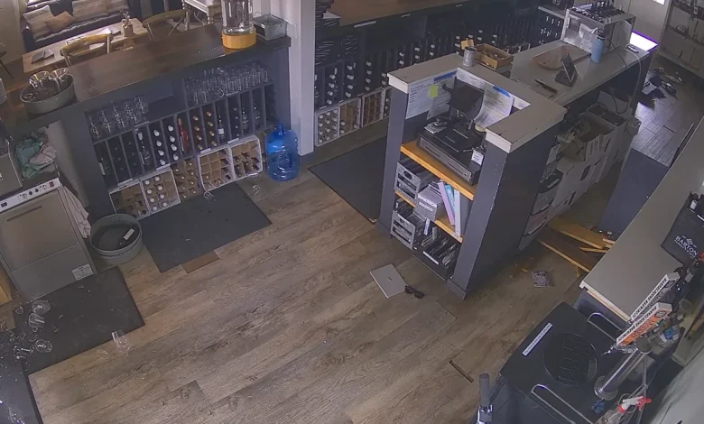Quake sent bottles and glasses flying at SLO County winery. See the video