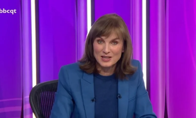 Question Time’s Fiona Bruce issues apology minutes before BBC show ends