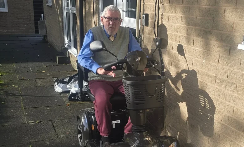 RAF vet, 90, threatened with eviction after motorised scooter posed fire risk