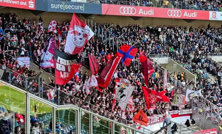 RB Leipzig sorgt in Mönchengladbach für kleinste Gästekulisse