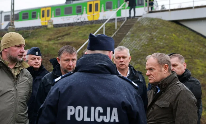Railway bombing an 'unprecedented act of sabotage', Poland's PM says