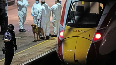 Railway worker fights for life as knife attack suspect remains in police custody