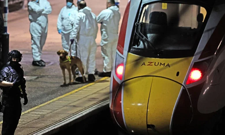 Railway worker fights for life as knife attack suspect remains in police custody