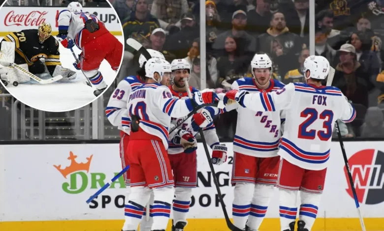 Rangers cruise past Bruins to complete strong two-game road sweep
