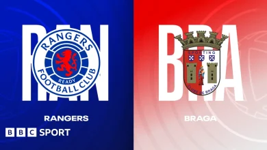 Rangers v Sporting Braga: Europa League radio stream, live text, stats & match report