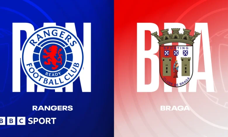 Rangers v Sporting Braga: Europa League radio stream, live text, stats & match report