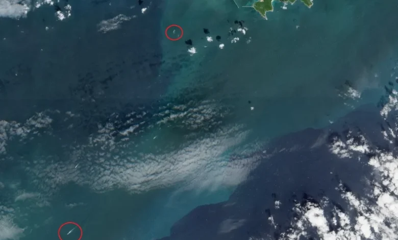 Rare Satellite Photo Shows Two Chinese Aircraft Carriers in Disputed Waters