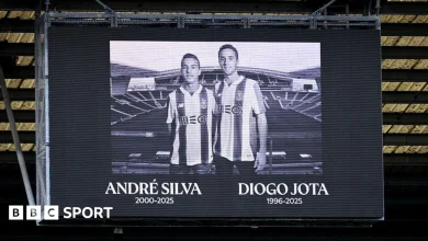 Real Madrid: Spanish club apologise for error in tribute to Diogo Jota and Andre Silva