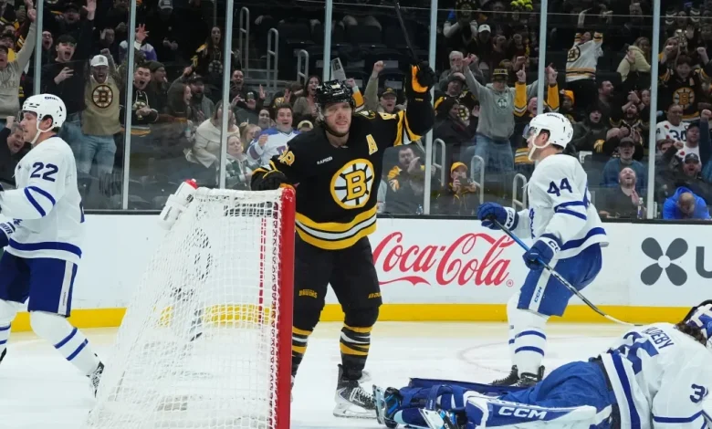 Recap: Bruins power up in 5-3 win over Maple Leafs