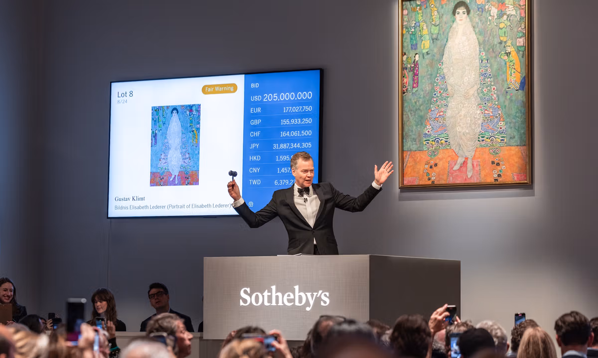 Record $236.3m Klimt leads Sotheby’s first night of auctions in Breuer Building