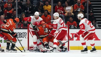 Red Wings Look For Ways To Stop "Dynamic" Ducks In Rematch Of Halloween
