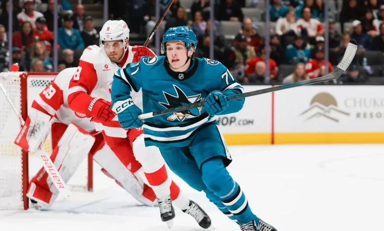 Red Wings Look to Finish California Swing Strong Against Macklin Celebrini, Rising Sharks