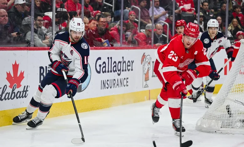 Red Wings Seek Much Needed Rebound Against Red Hot Blue Jackets