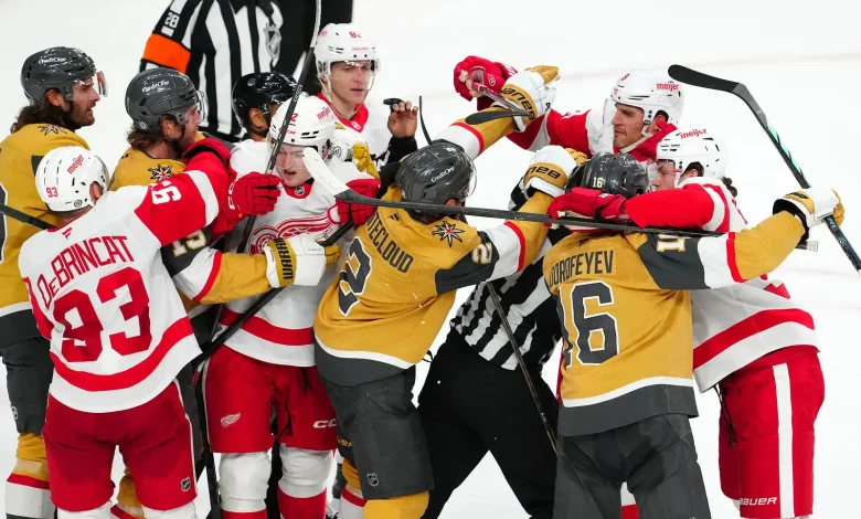 Red Wings Wrap Up Western Swing With Tough Test vs. Golden Knights