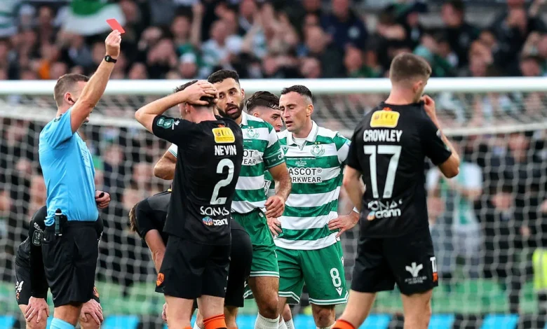 Red card changes everything as Cork City defiance falls short