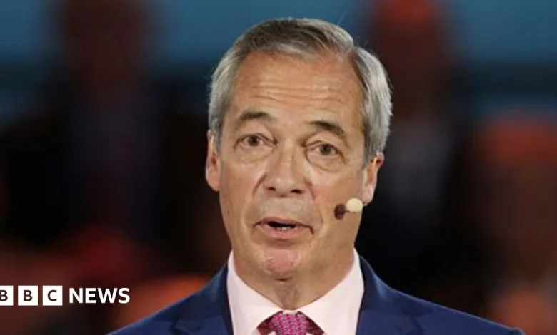 Reform UK's Nigel Farage accuses BBC of left-wing bias over director's former role