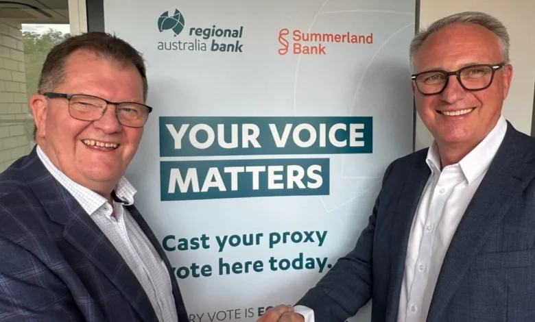 Regional Australia Bank and Summerland members back 2026 merger