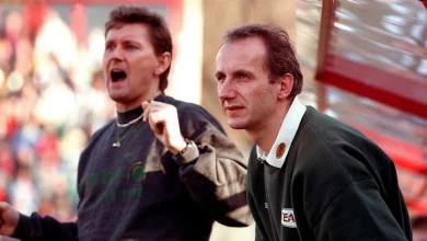 Relegation 1995 gegen Linz als Rieder Glanzstück