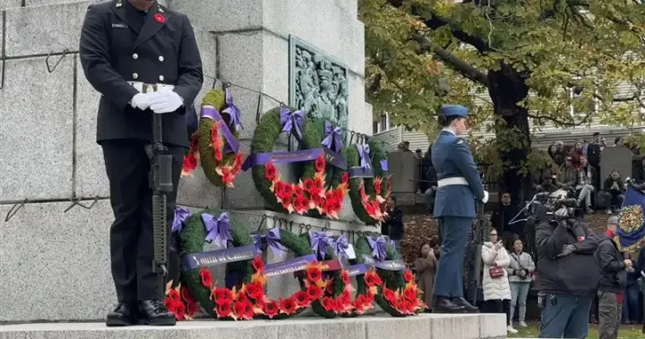 Remembrance Day ceremony at Halifax’s Grand Parade