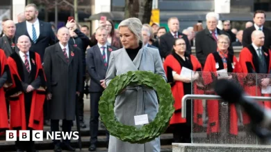 Remembrance Sunday marked across Northern Ireland