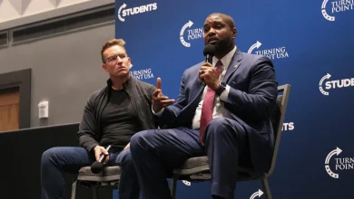 Rep. Byron Donalds, conservative political influencer mix humor with politics at UF Turning Point event