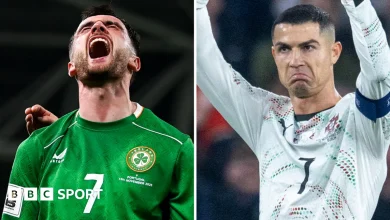 Republic of Ireland 2-0 Portugal: Irish ignite World Cup dream as Cristiano Ronaldo sent off
