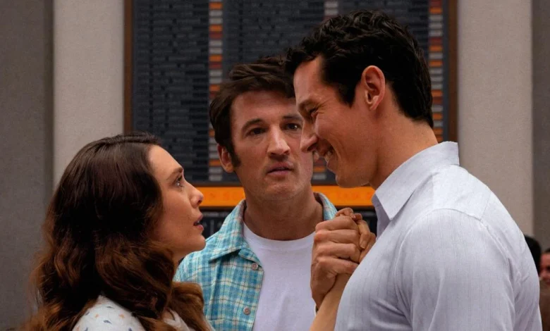 Review: Set in a comic afterlife, 'Eternity' spreads out a couple's post-death options like a menu