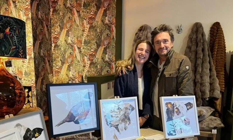 Richard Hammond Supports Daughter Willow at Christmas Shopping Event