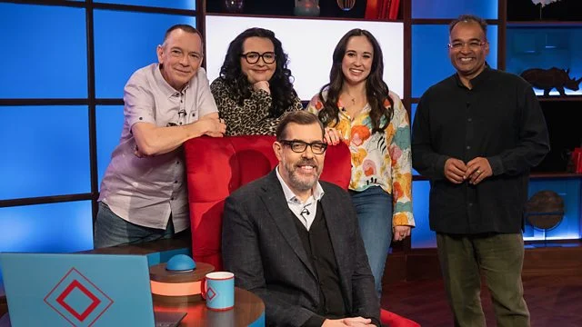 Richard Osman's House Of Games With Krishnan Guru-Murthy, Megan McCubbin, Ashley Storrie and Adam Woodyatt