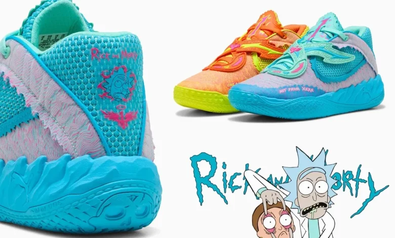 Rick and Morty x PUMA MB.05 Brings Cartoon Chaos Back To The Court