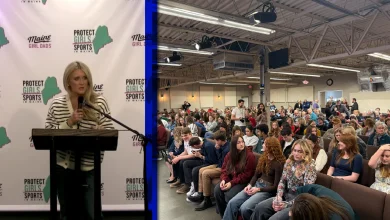 Riley Gaines Rips Governor Janet Mills in Fiery Speech "She's Failing Women ... Your Attorney General Sucks"