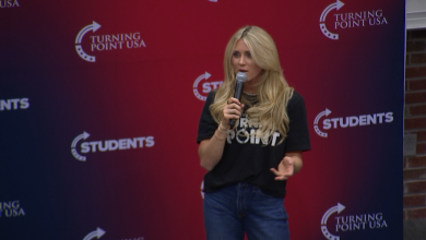 Riley Gaines speaks at UTC amid controversy over new Turning Point USA chapter