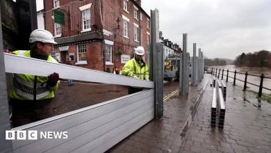 River Severn flood defence barriers to be deployed in Bewdley