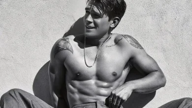 Riverdale Star KJ Apa Flexes in Festive Film Appearance