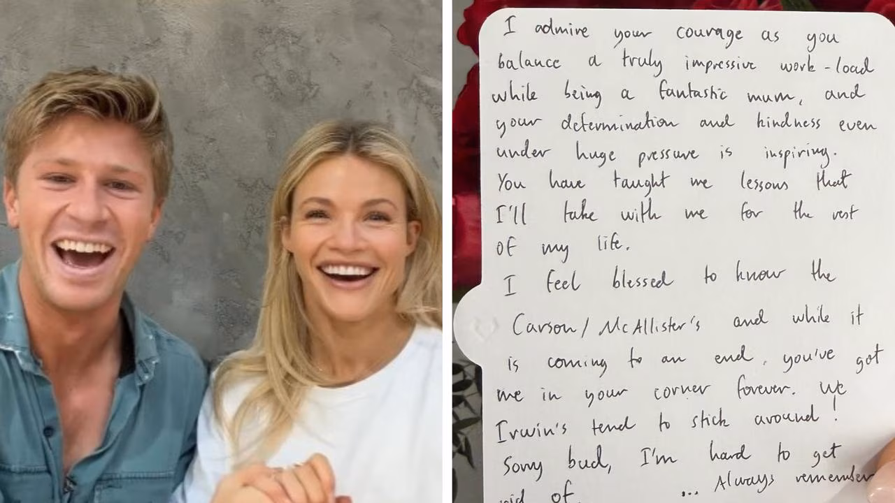 Rob Irwin’s moving note amid DWTS injury