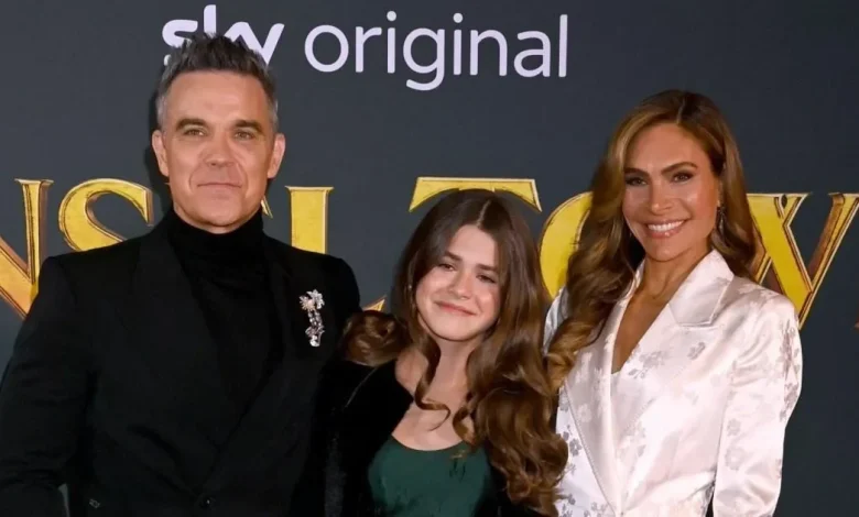 Robbie Williams' daughter Teddy, 13, makes red carpet debut for first film role