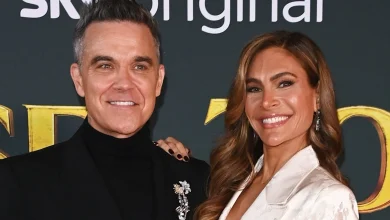 Robbie and Ayda Williams' daughter Teddy, 12, makes first red carpet appearance