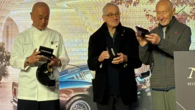 Robert De Niro seen in Manchester as he makes major announcement