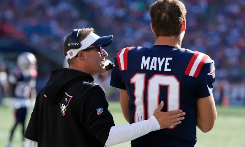 Robert Kraft gives ‘lot of credit’ for Drake Maye’s success to Josh McDaniels